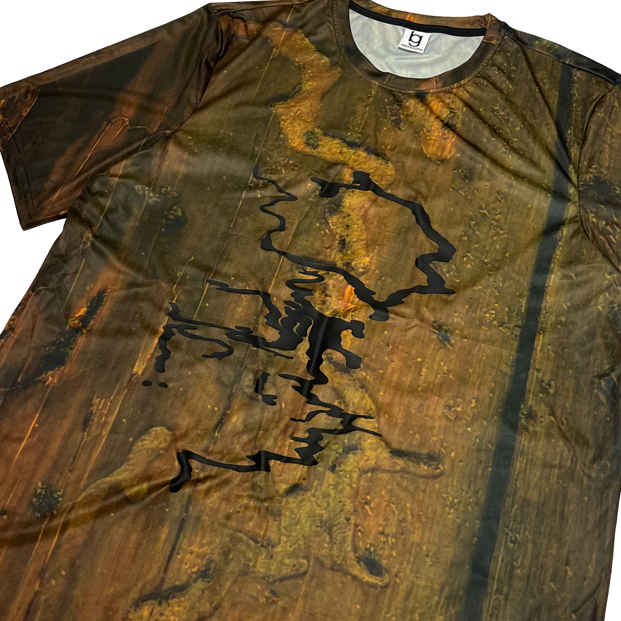 Nature Camo "熯霊" Hideri 3D rubber Dry T-shirt