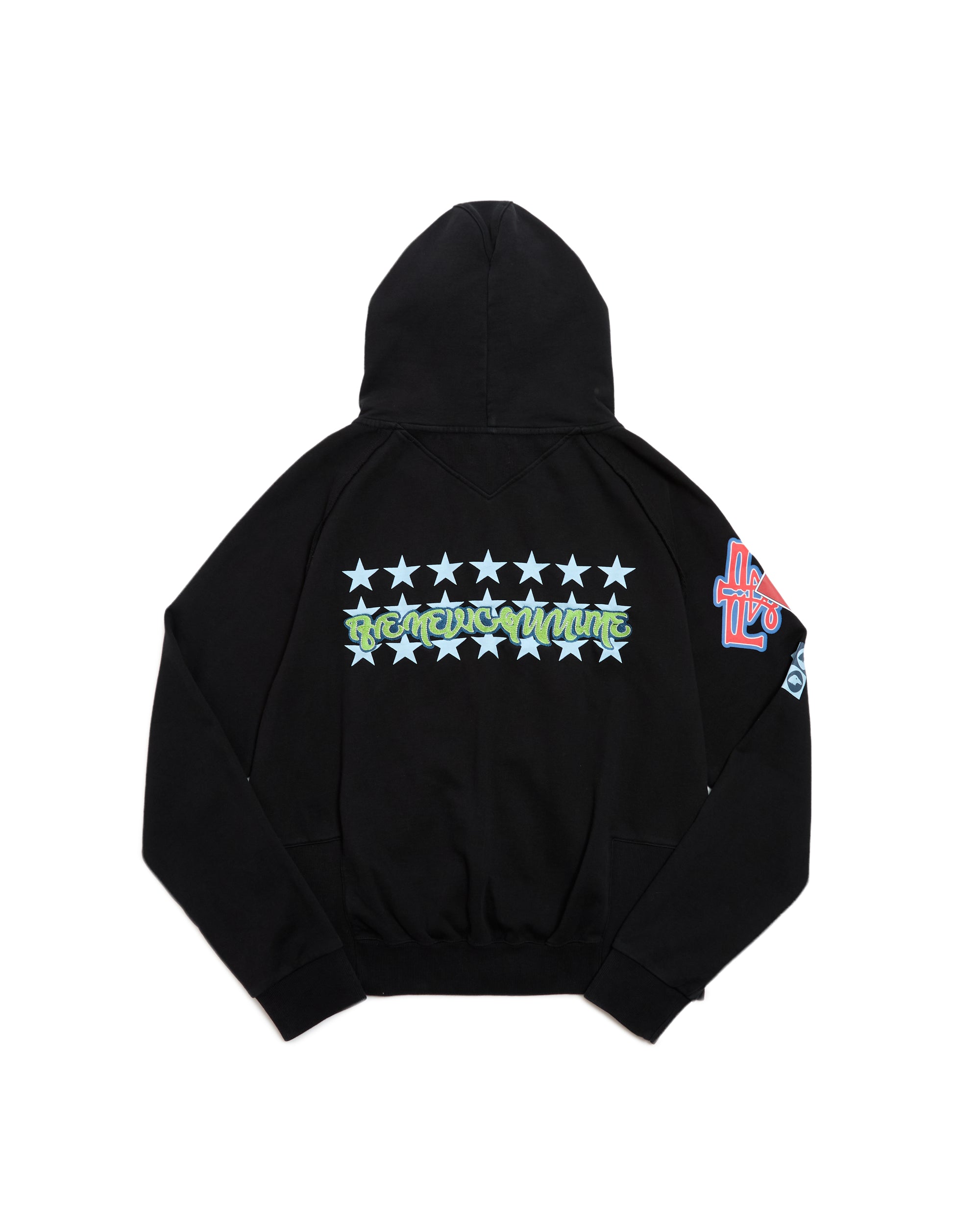 Printed Zip up Hoodie