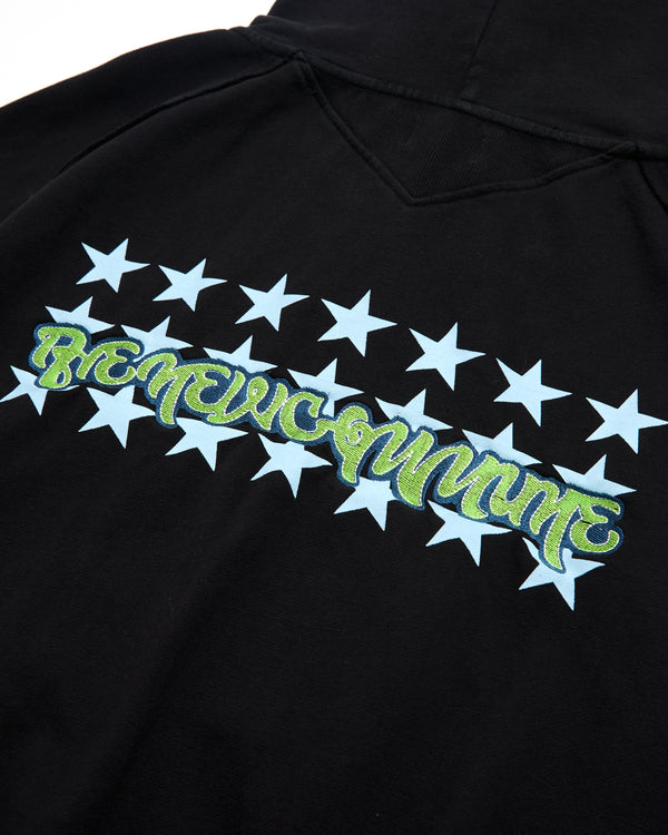 Printed Zip up Hoodie