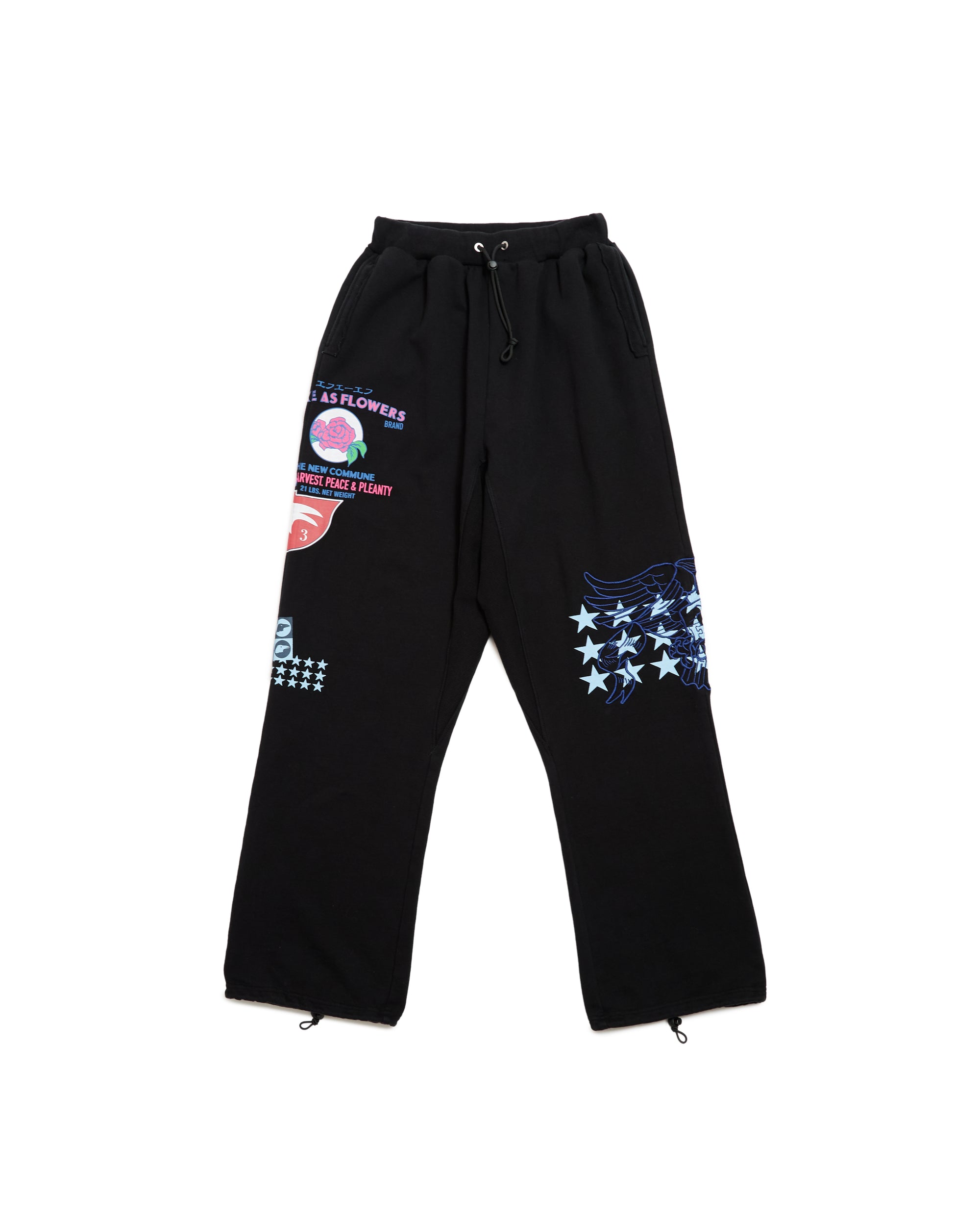 Printed Baggy Sweat Pants
