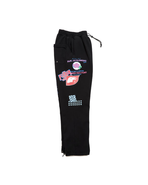 Printed Baggy Sweat Pants