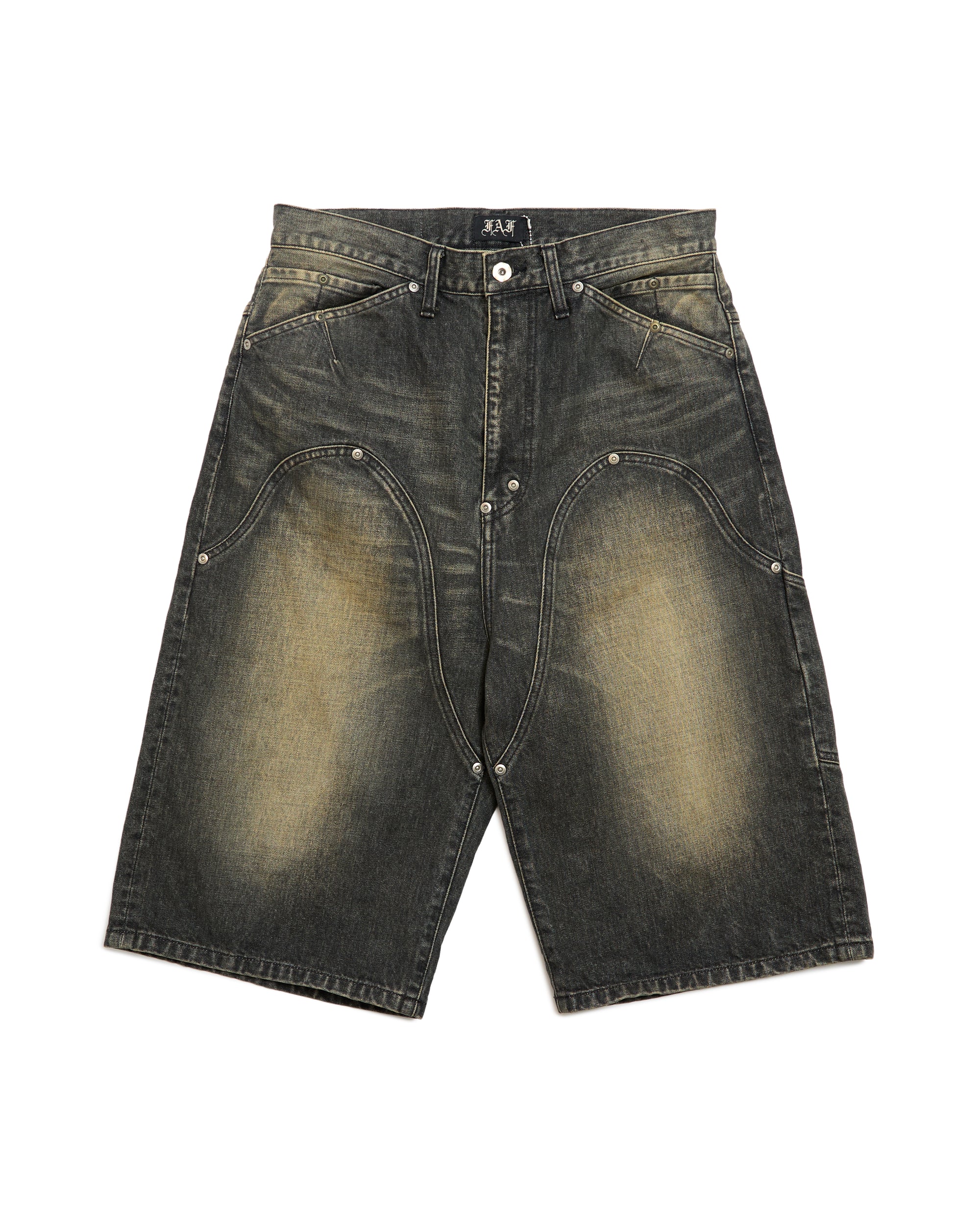 NEWCOMMUNE Baggy Denim Shorts