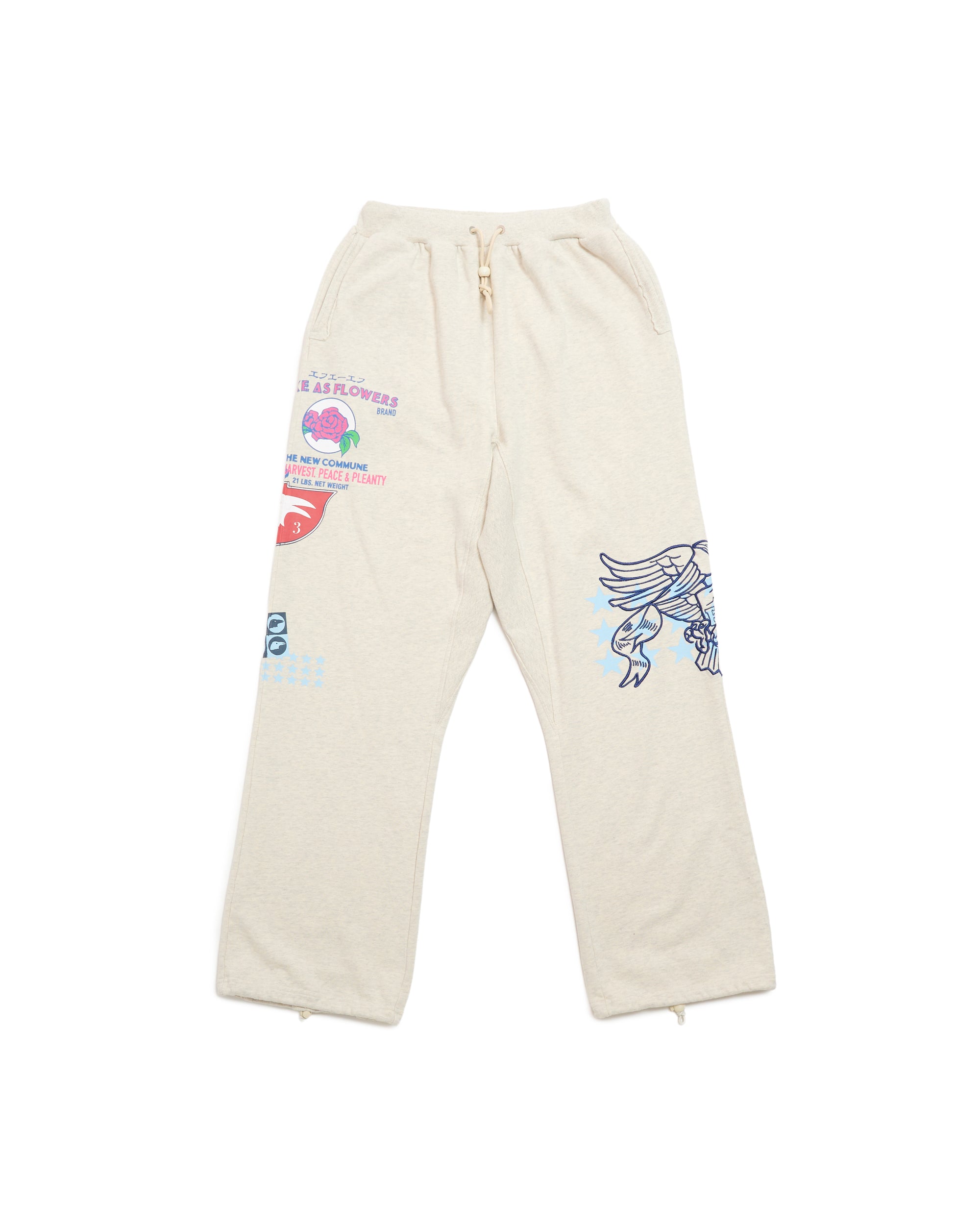 Printed Baggy Sweat Pants