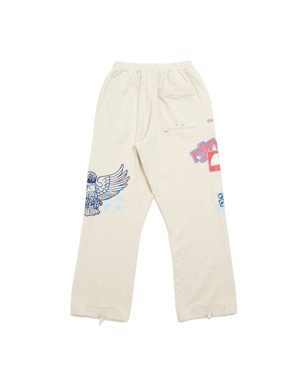 Printed Baggy Sweat Pants