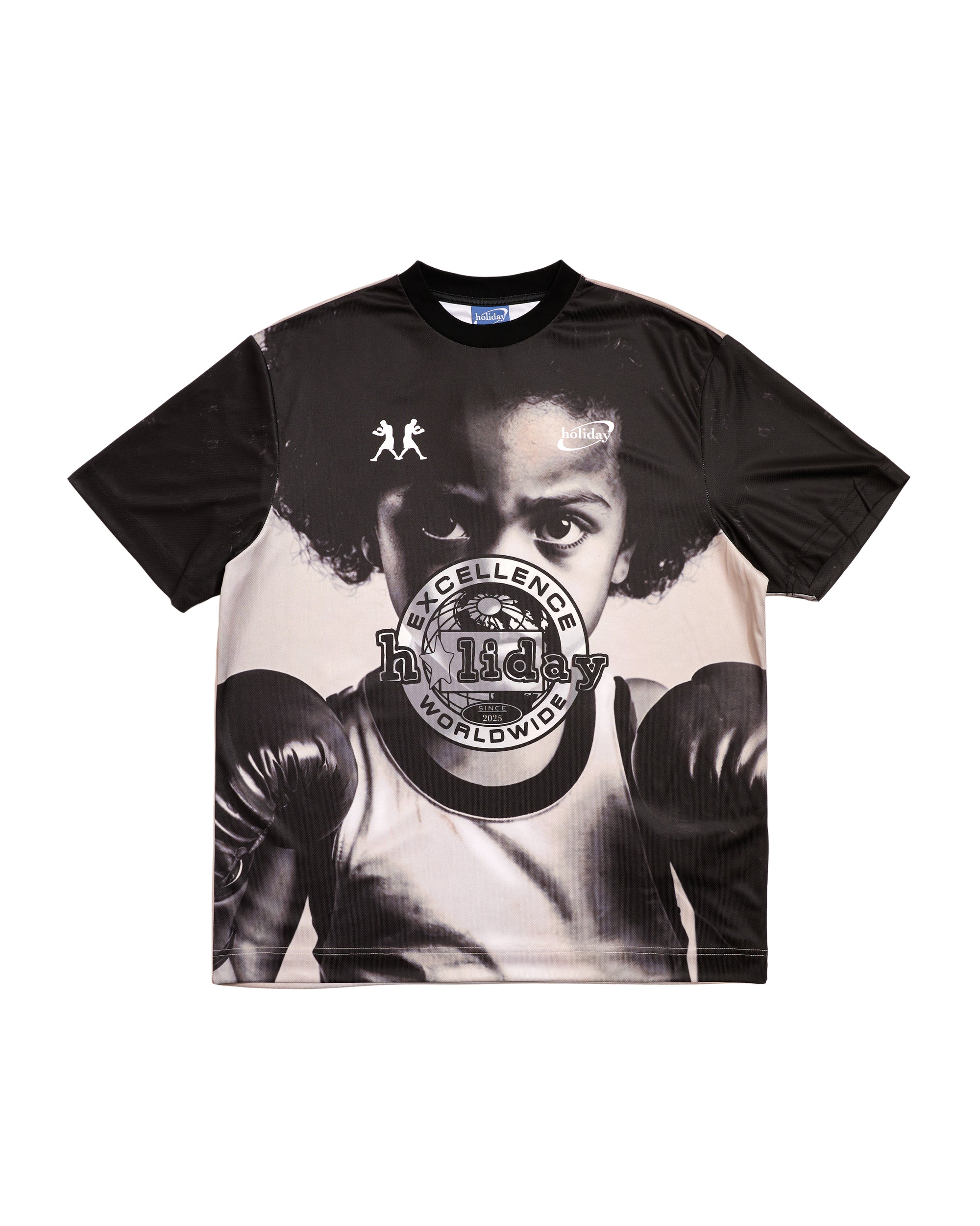 Printed Mesh Jersey