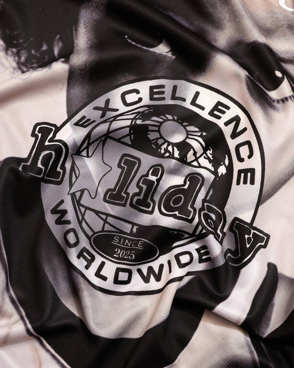 Printed Mesh Jersey