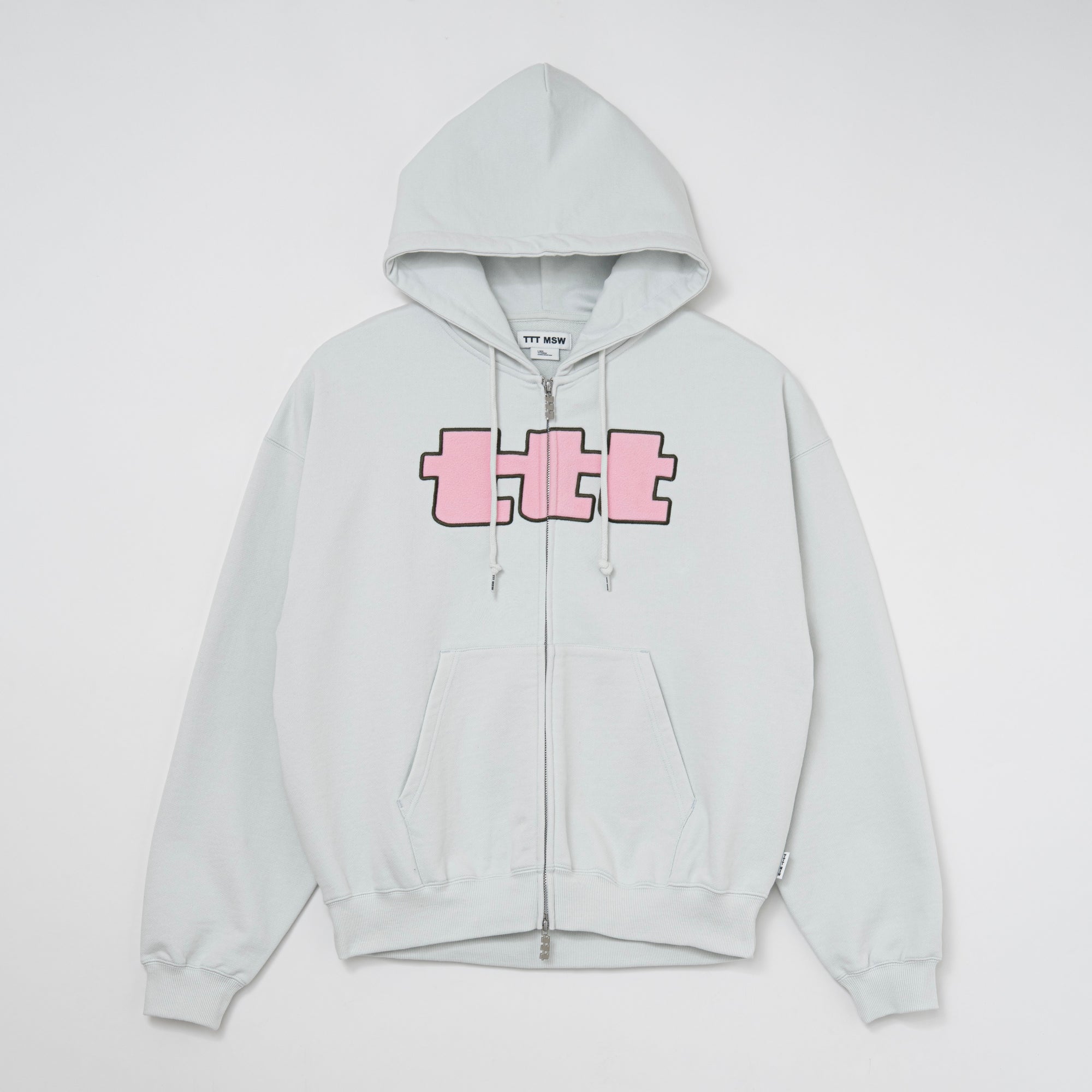 ttt logo zip up hoodie