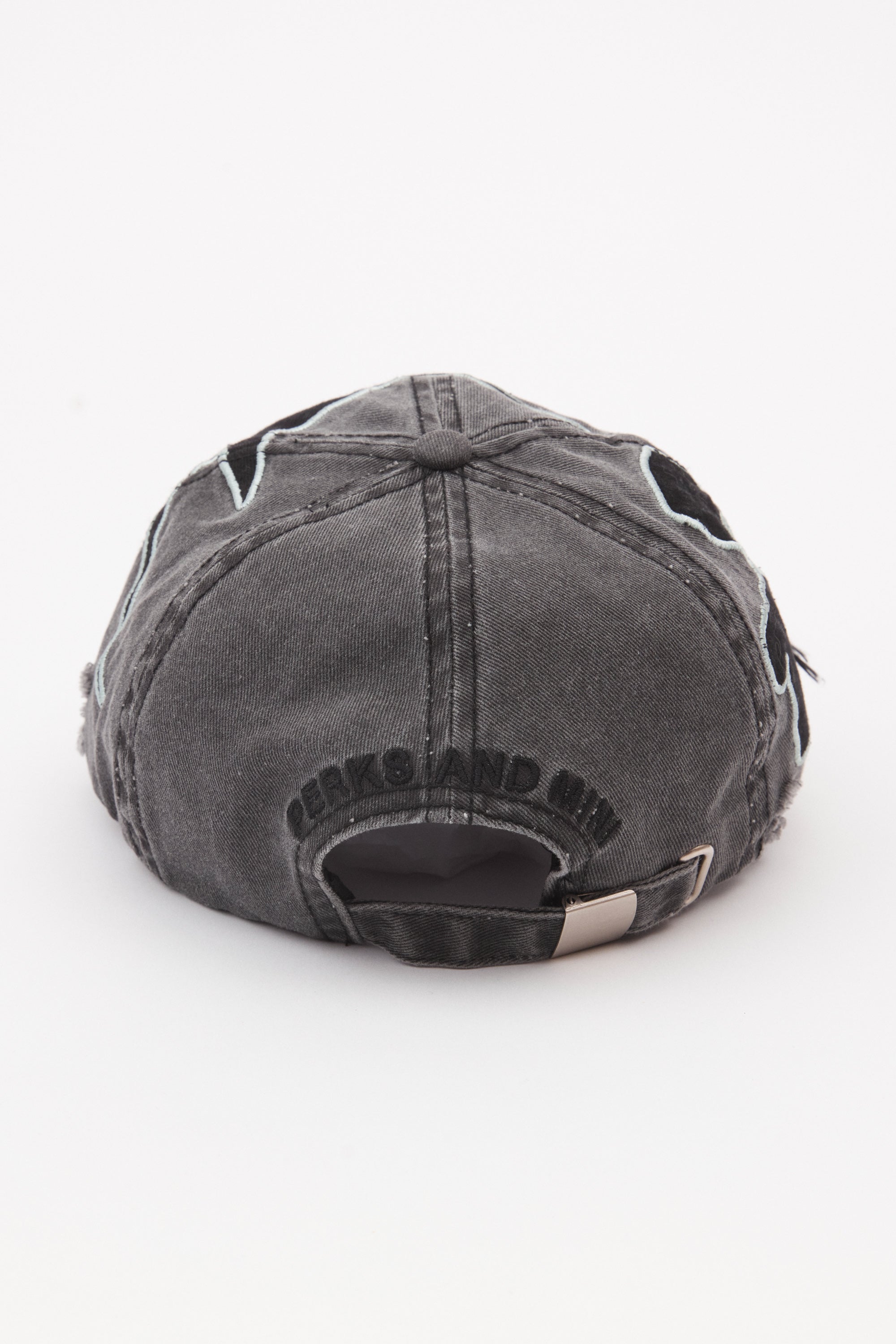 LOCKE DENIM APPLIQUE BASEBALL CAP