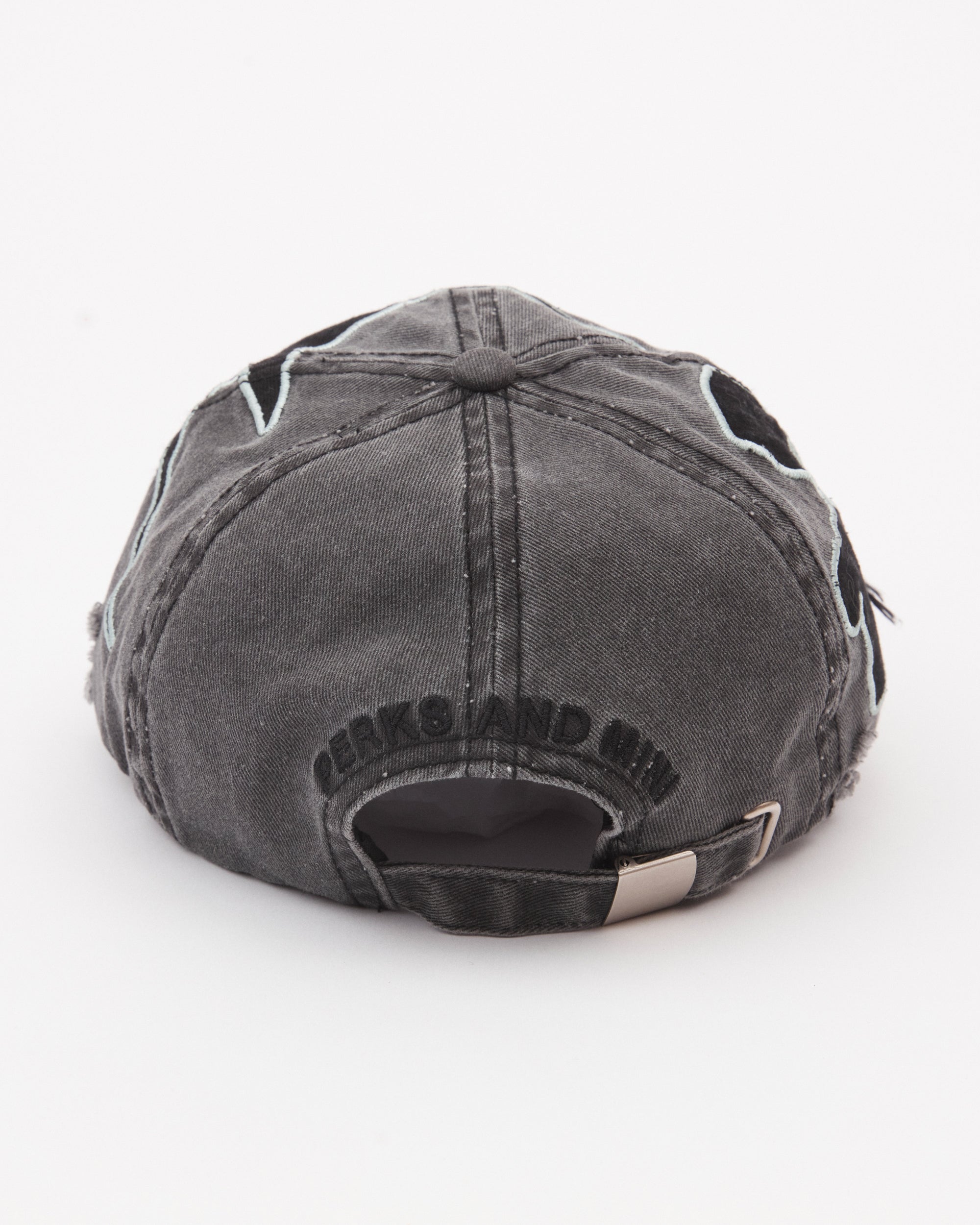LOCKE DENIM APPLIQUE BASEBALL CAP