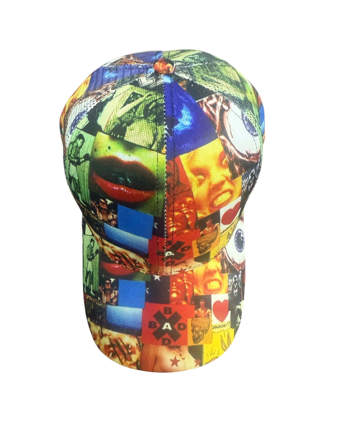 ALL-OVER COLLAGE TRUCKER CAP
