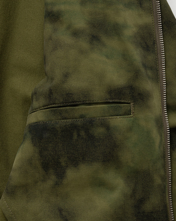 Camouflage swing top jacket