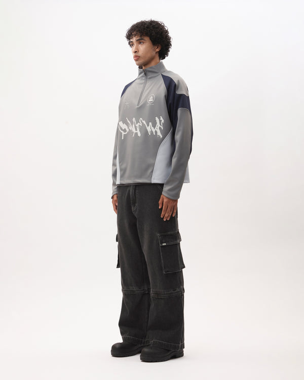 RATCHET WIDE LEG JEANS