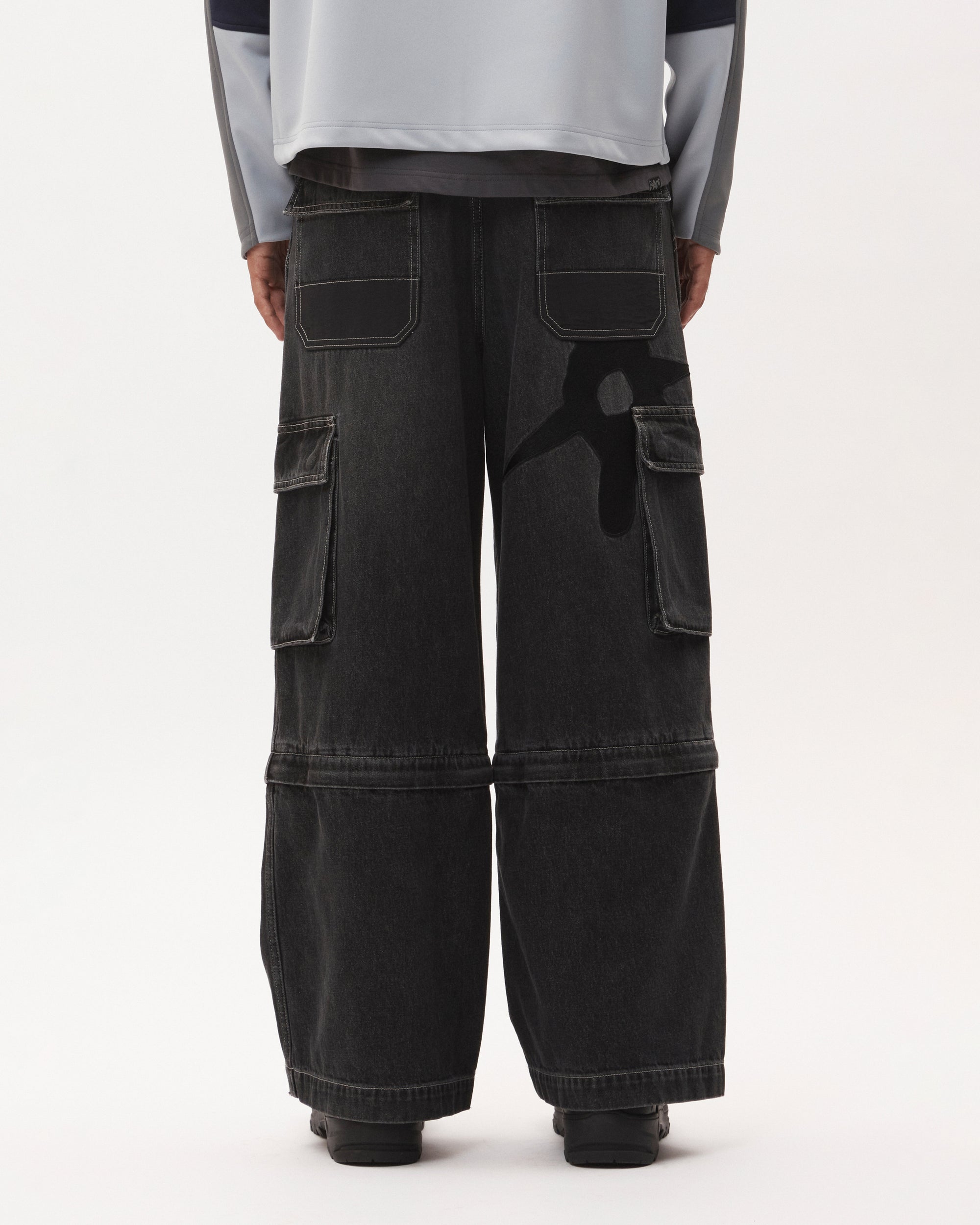 RATCHET WIDE LEG JEANS