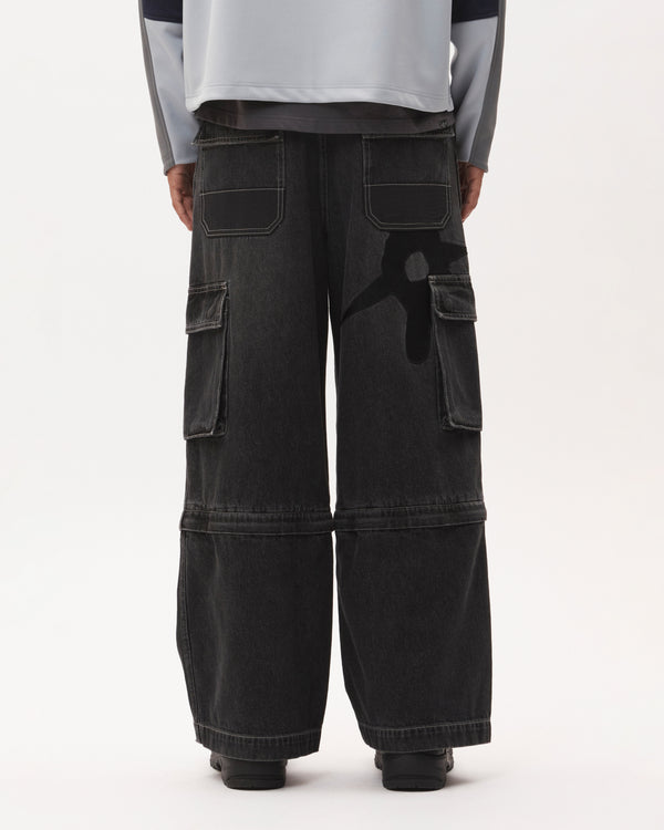 RATCHET WIDE LEG JEANS