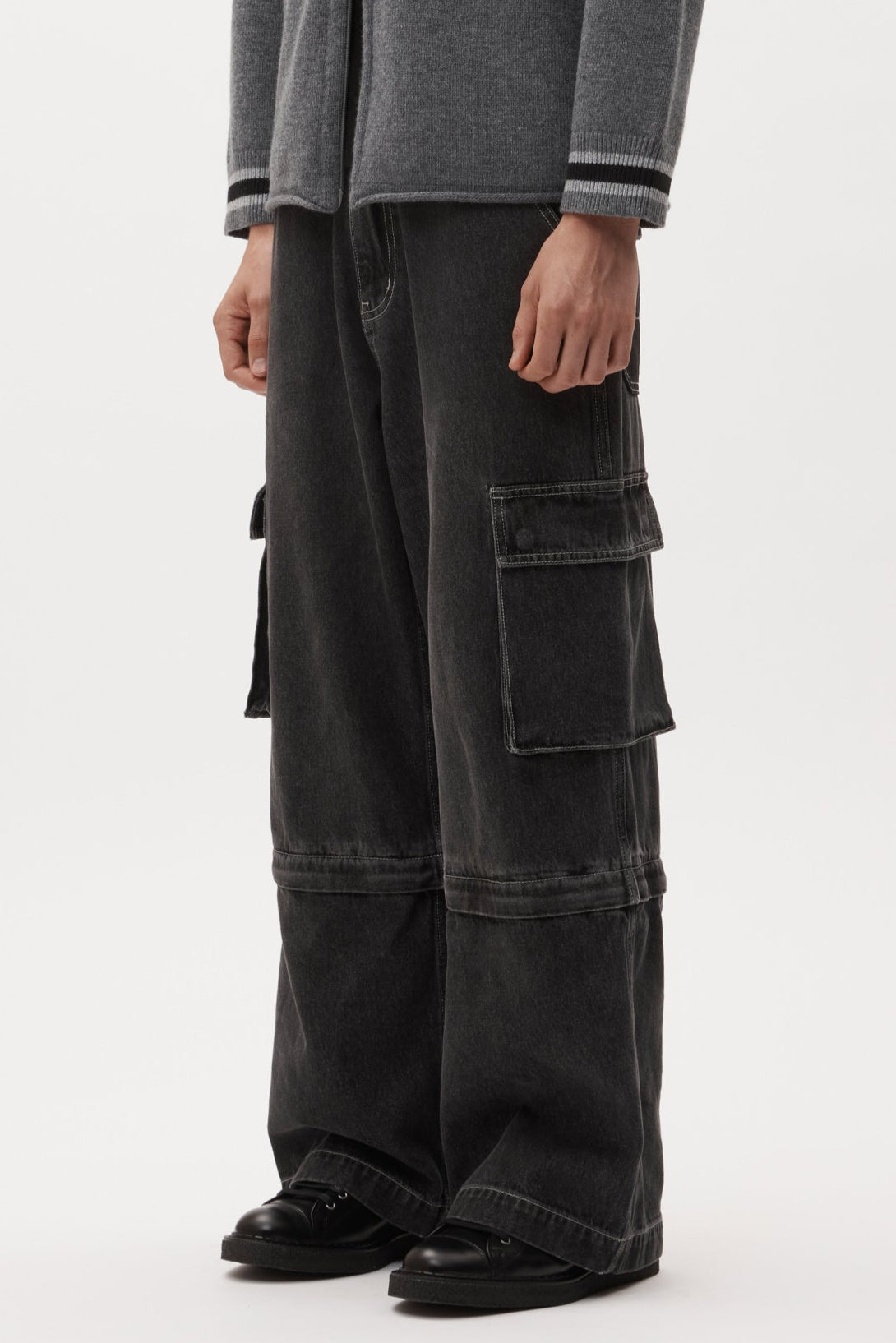 RATCHET WIDE LEG JEANS