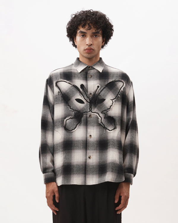 ALIEN KISS CHECK OVER SHIRT