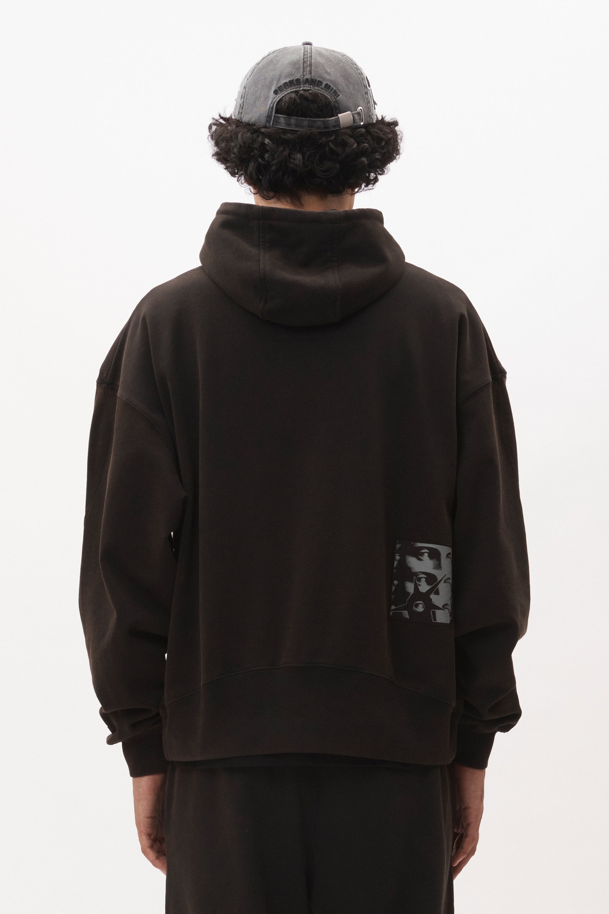 POST WORK ZIP THRU HOODED SWEAT