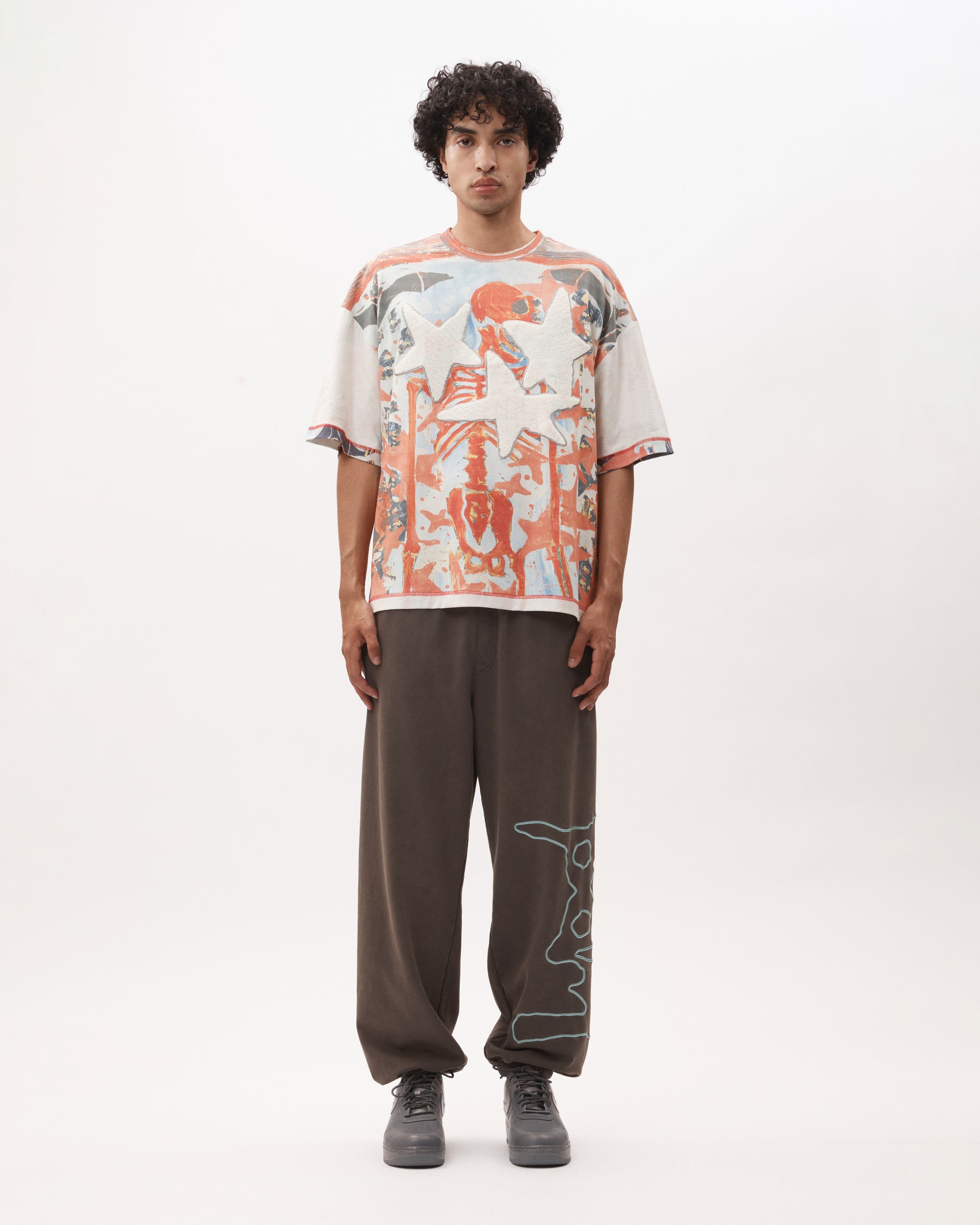 SAND SCRIPT SWEATPANT