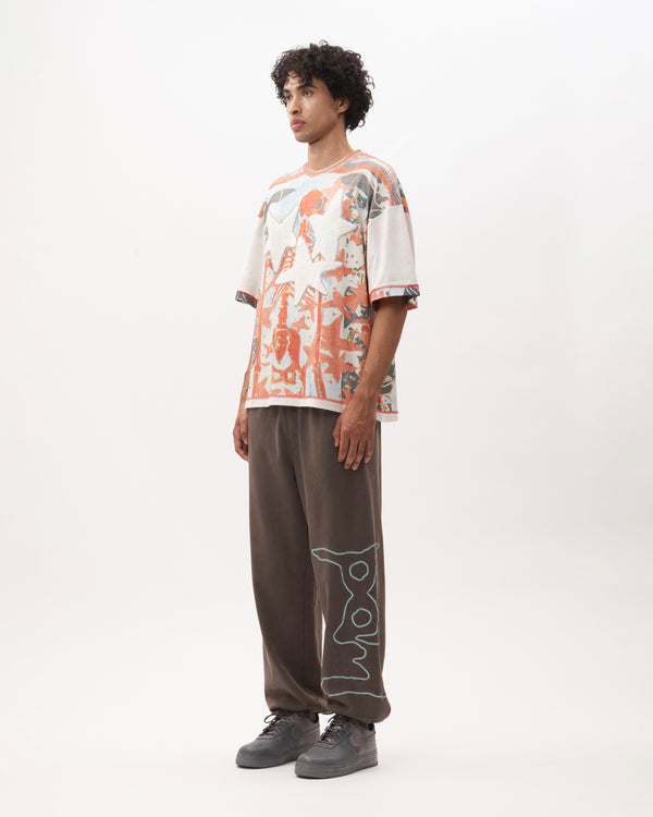 SAND SCRIPT SWEATPANT