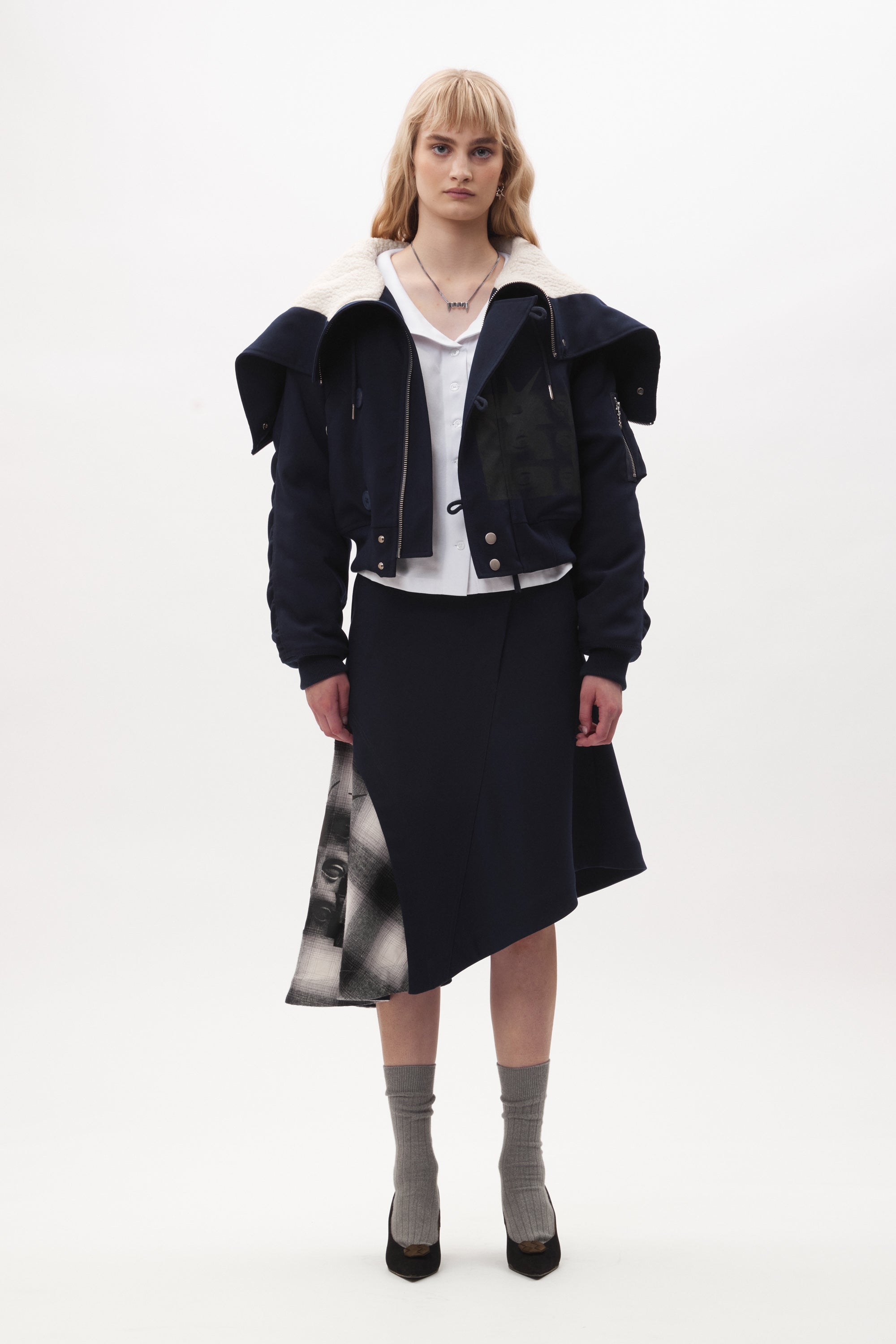 BODY ELECTRIC CROPPED HOODED PARKA