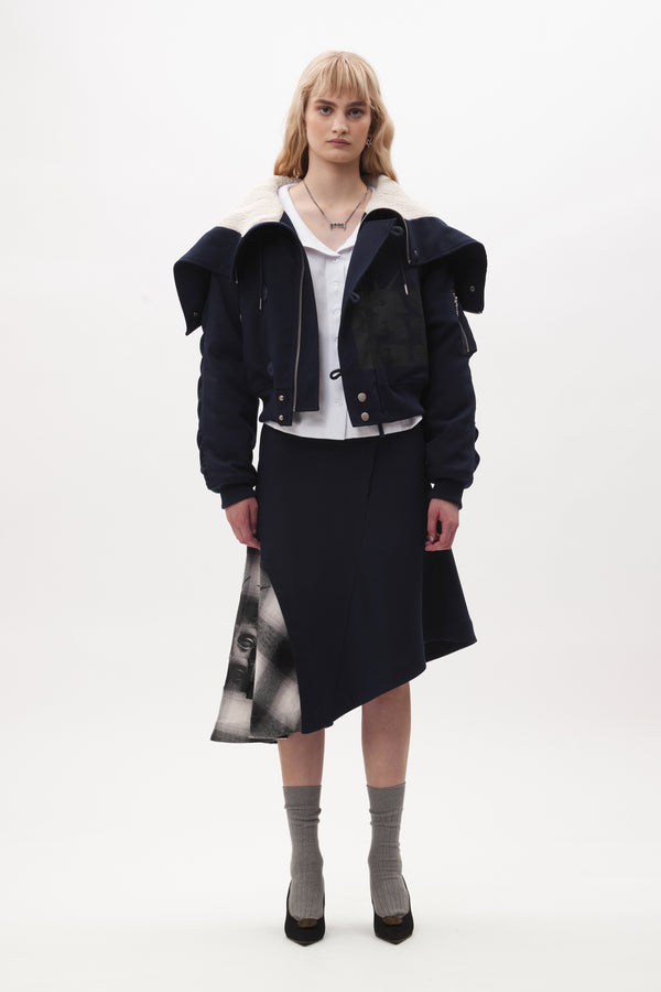 BODY ELECTRIC CROPPED HOODED PARKA