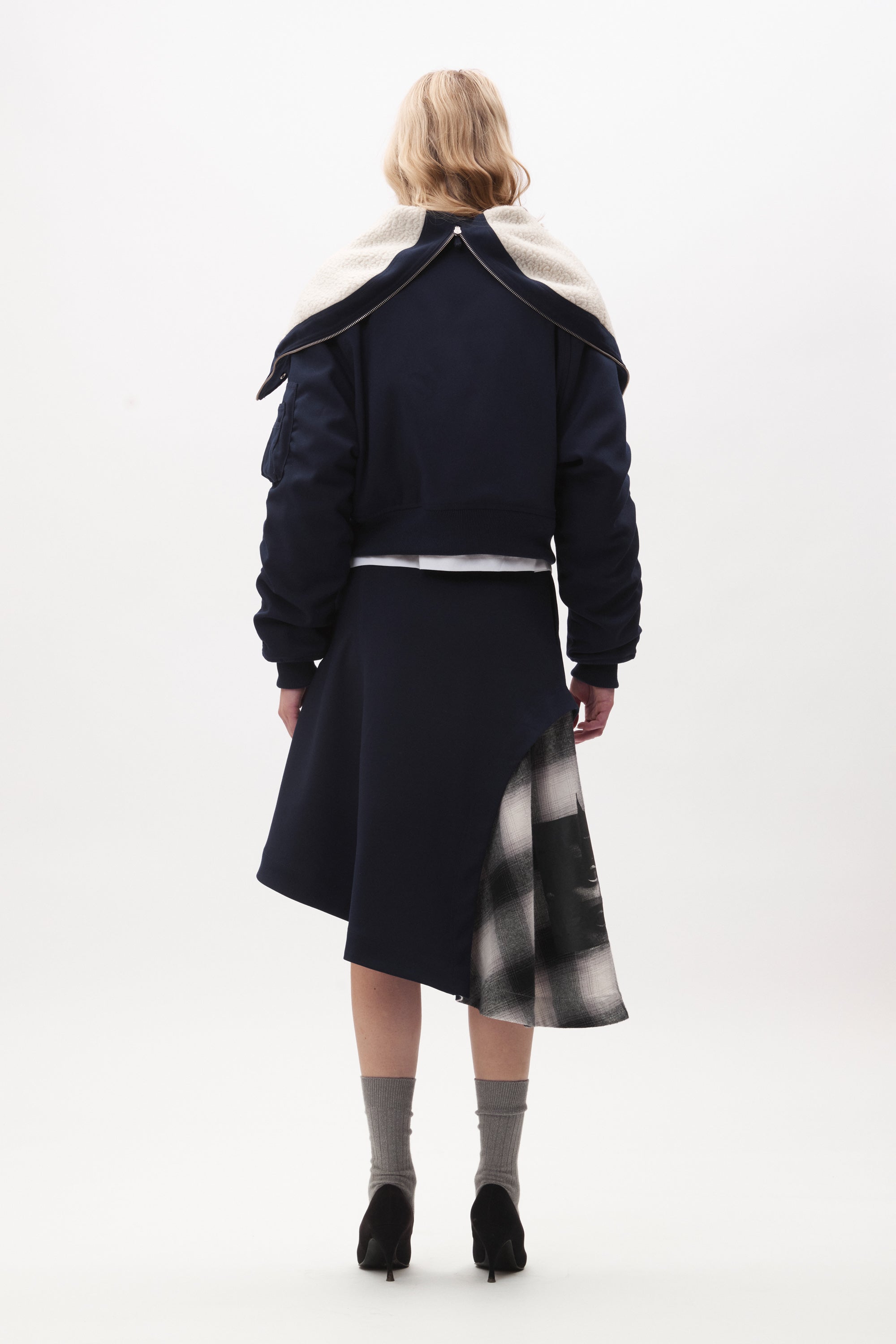 BODY ELECTRIC CROPPED HOODED PARKA