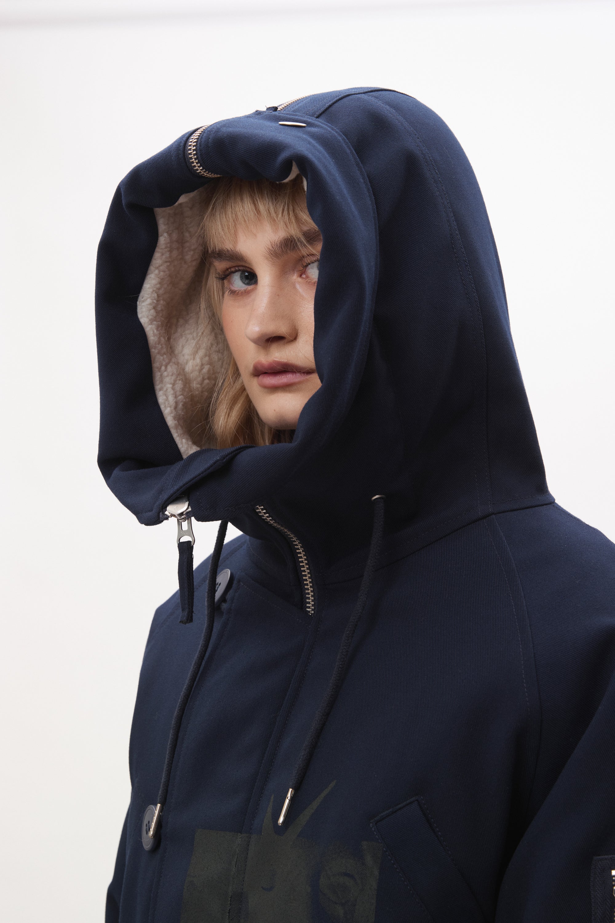 BODY ELECTRIC CROPPED HOODED PARKA