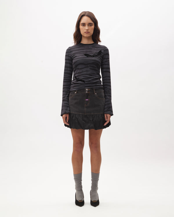 URSULA K DENIM BUBBLE  SKIRT