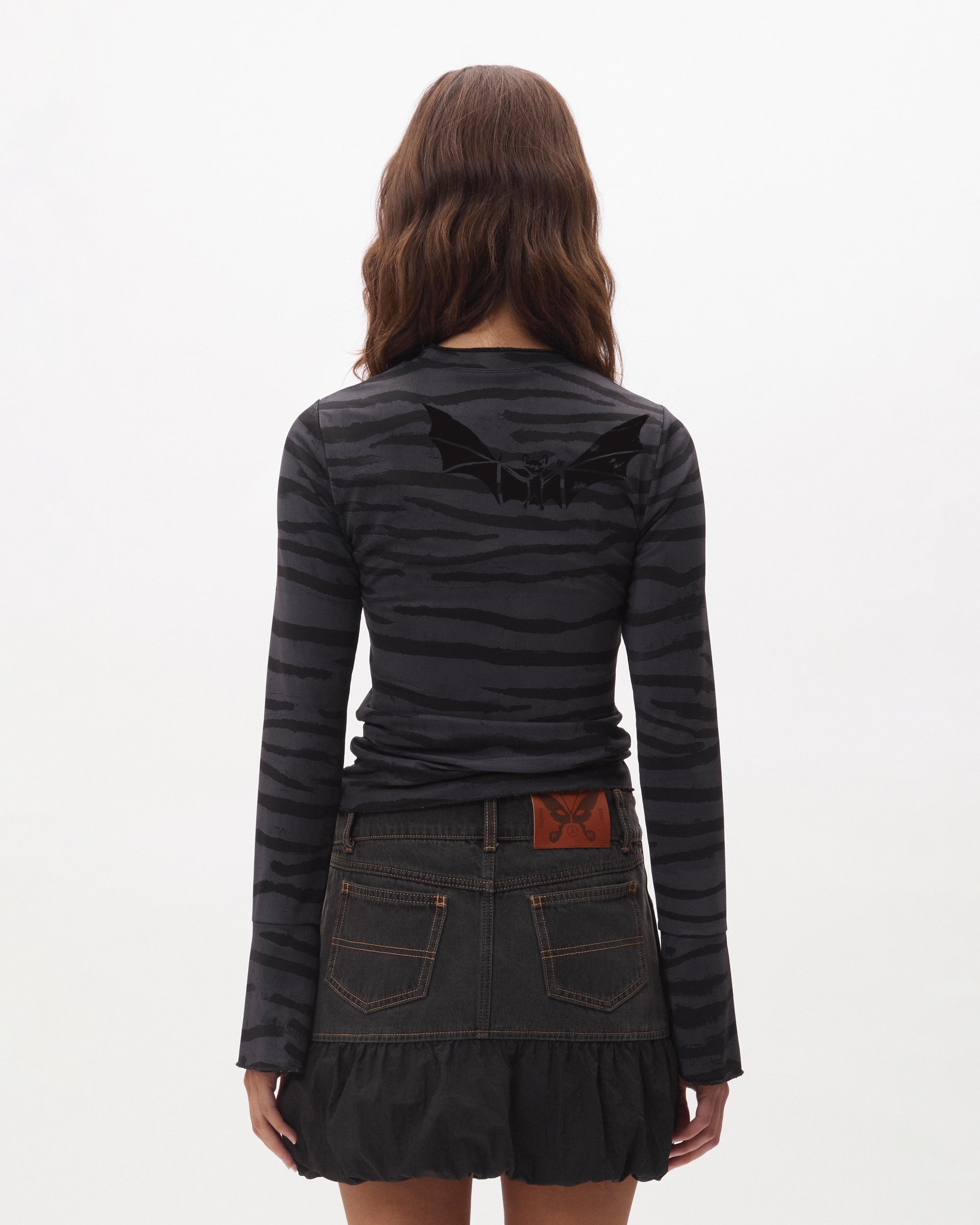 URSULA K DENIM BUBBLE  SKIRT