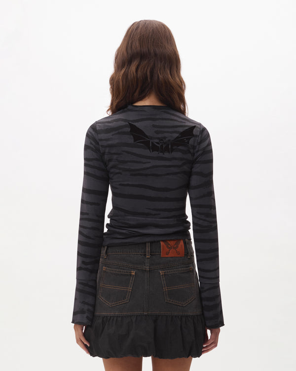 URSULA K DENIM BUBBLE  SKIRT
