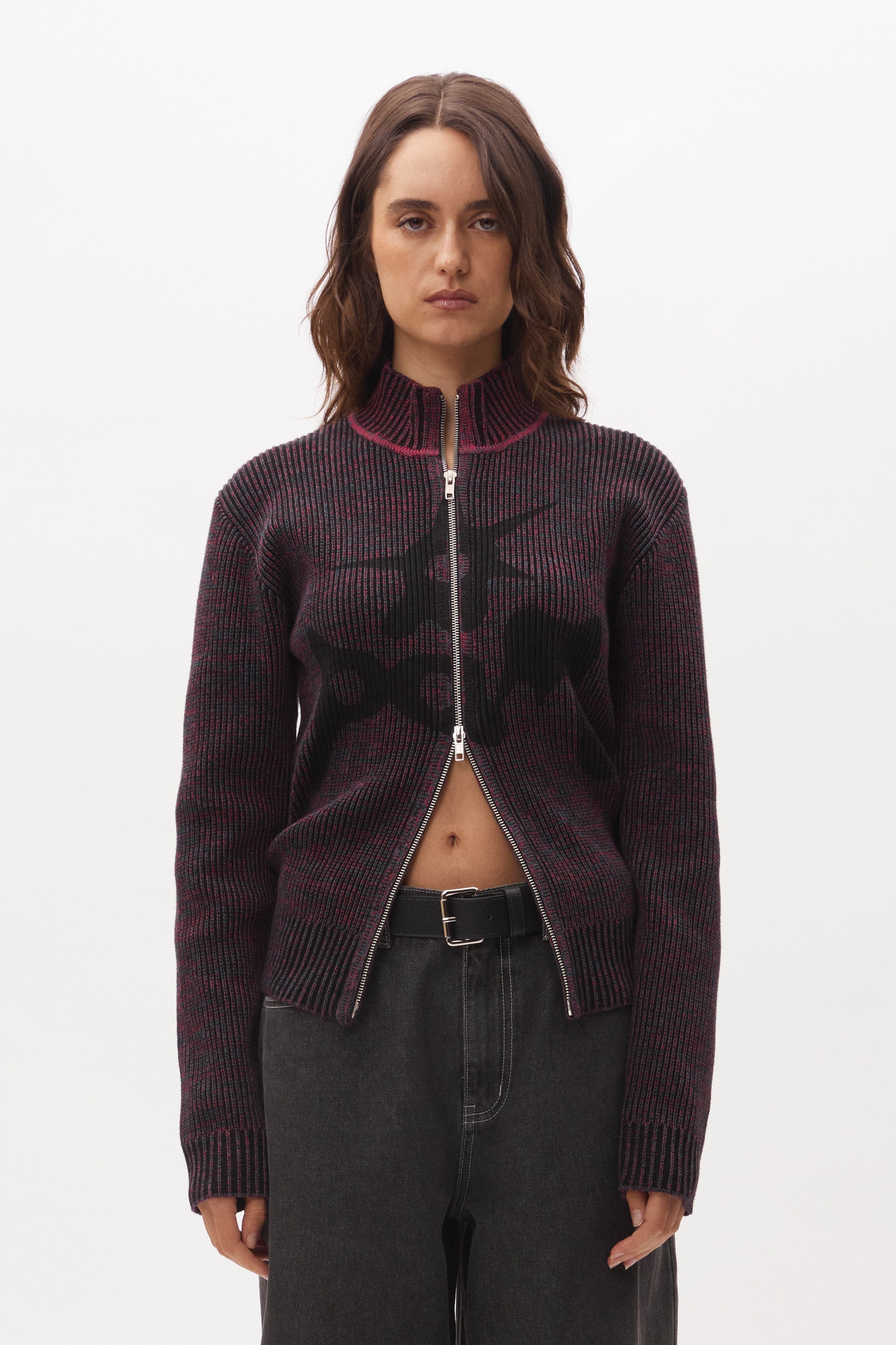URCHIN STEADFAST ZIP  THRU KNIT