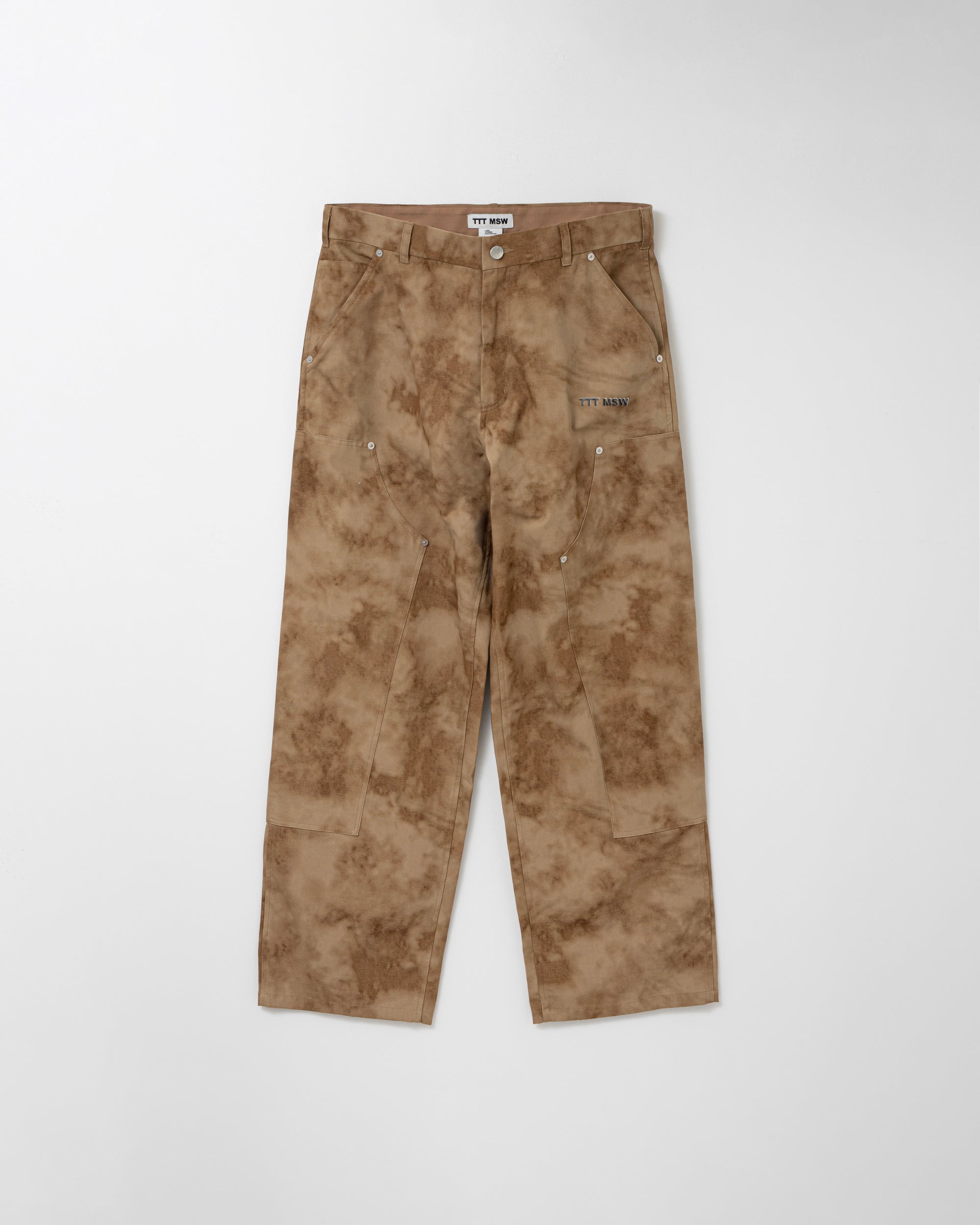 Camouflage double knee pants