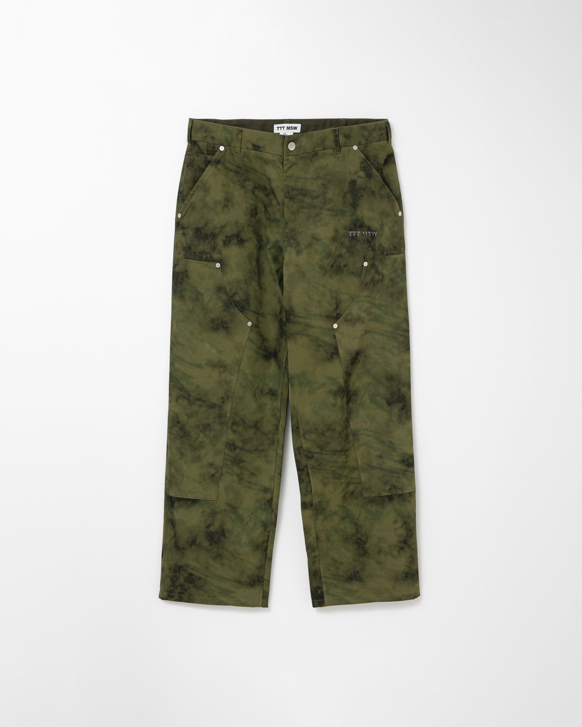 Camouflage double knee pants