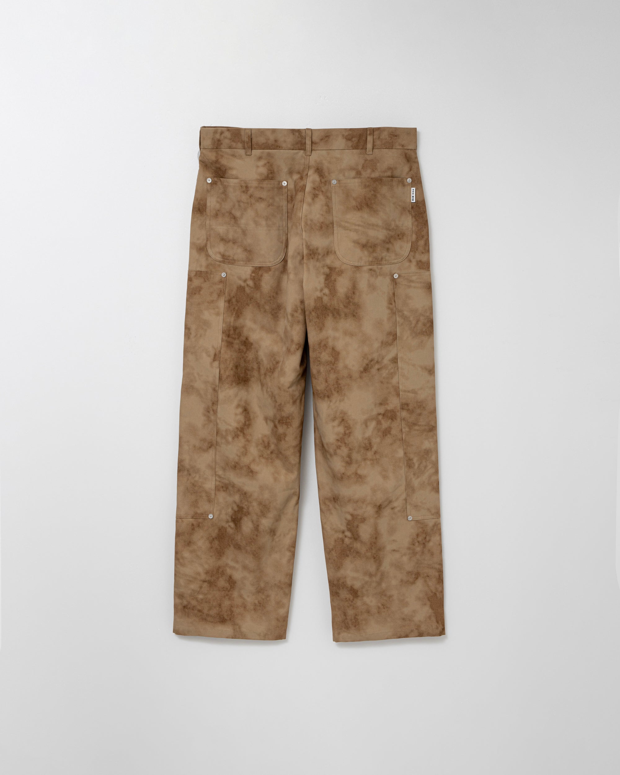 Camouflage double knee pants