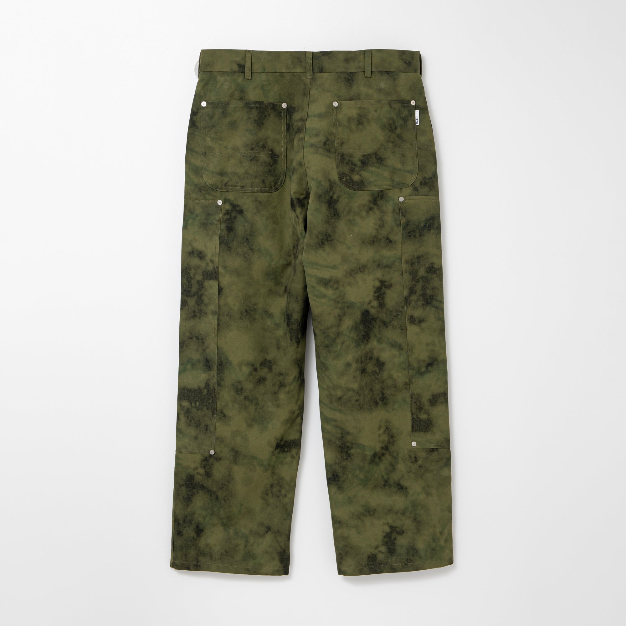 Camouflage double knee pants