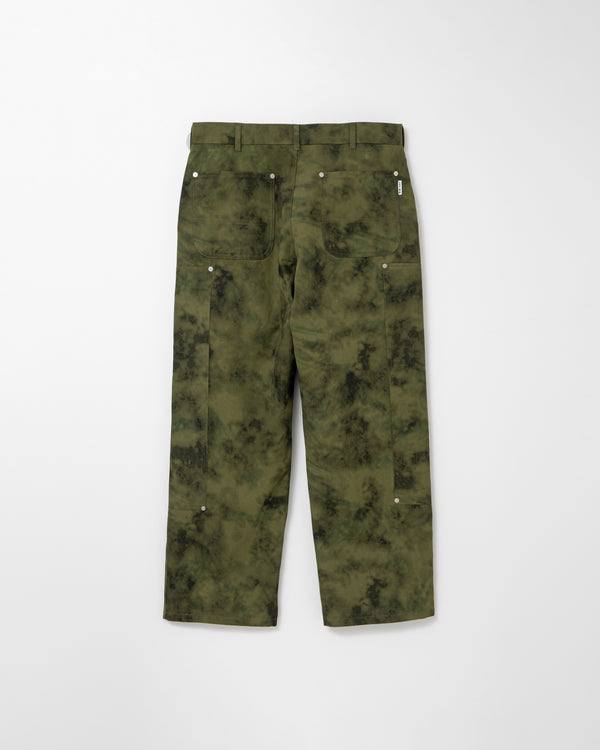 Camouflage double knee pants