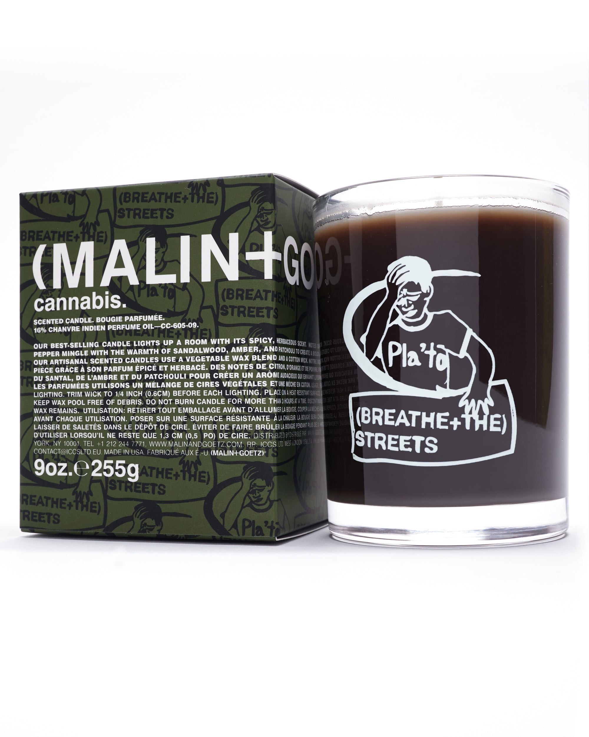 Plateau Studio x MALIN+GOETZ Cannabis candle