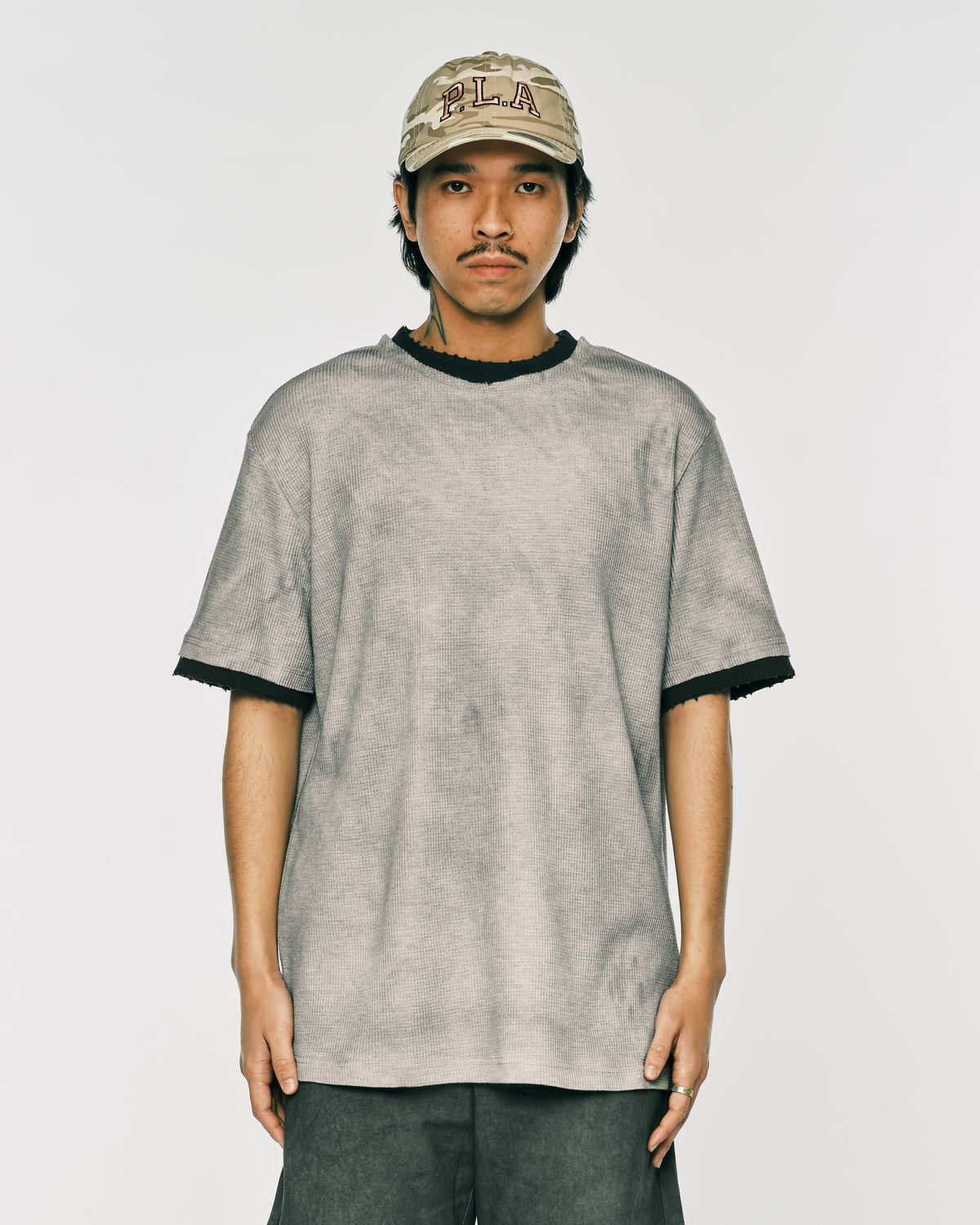 Bodyweb Ringer Tee Vintage ringer waffle tee – PLATEAU STUDIO