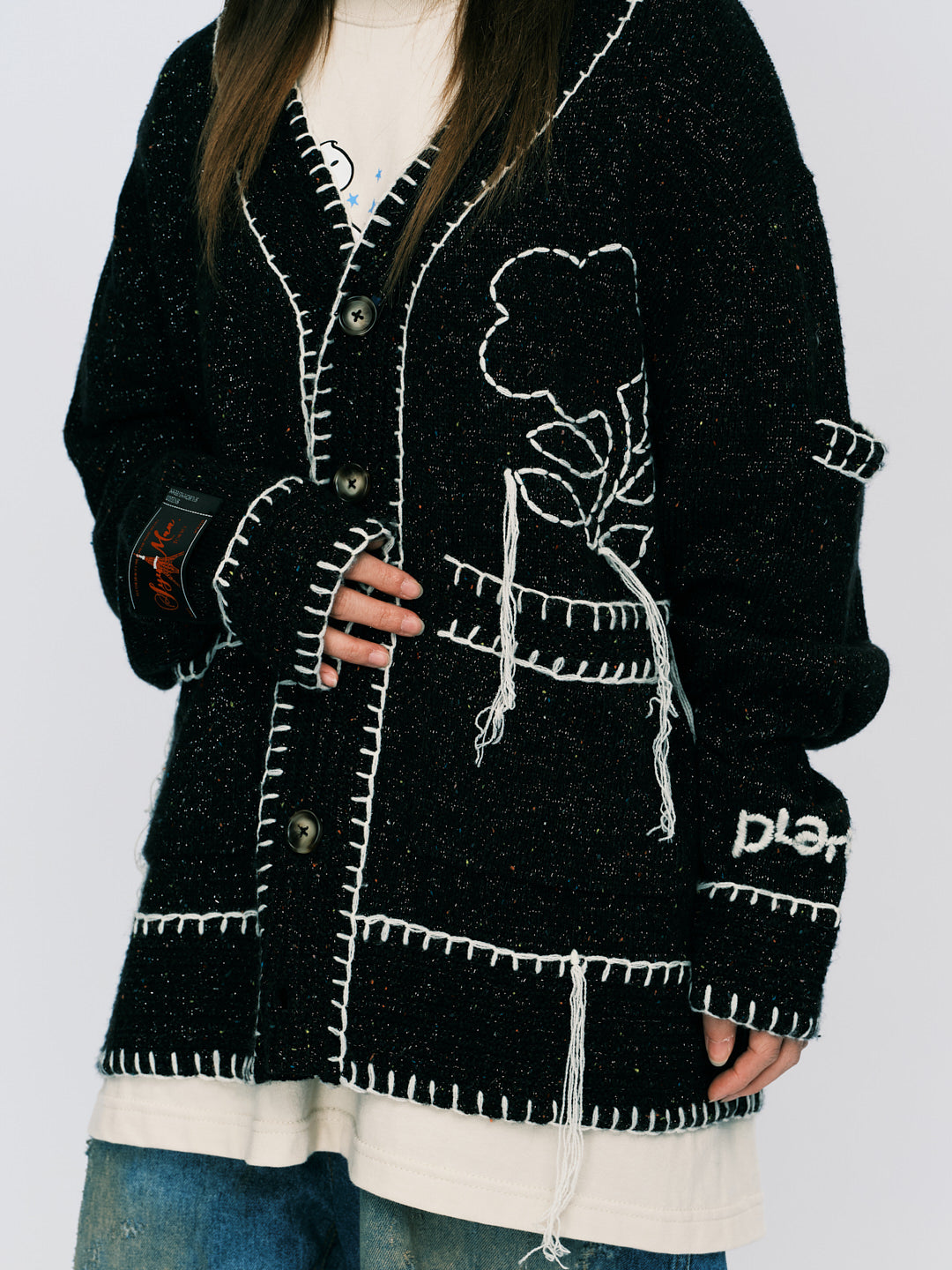 syu man × p.a.a カーディガン x SYU.Man floral cardigan – PLATEAU STUDIO