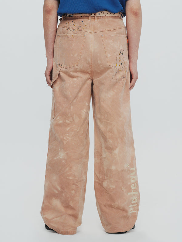 Wide leg work pants