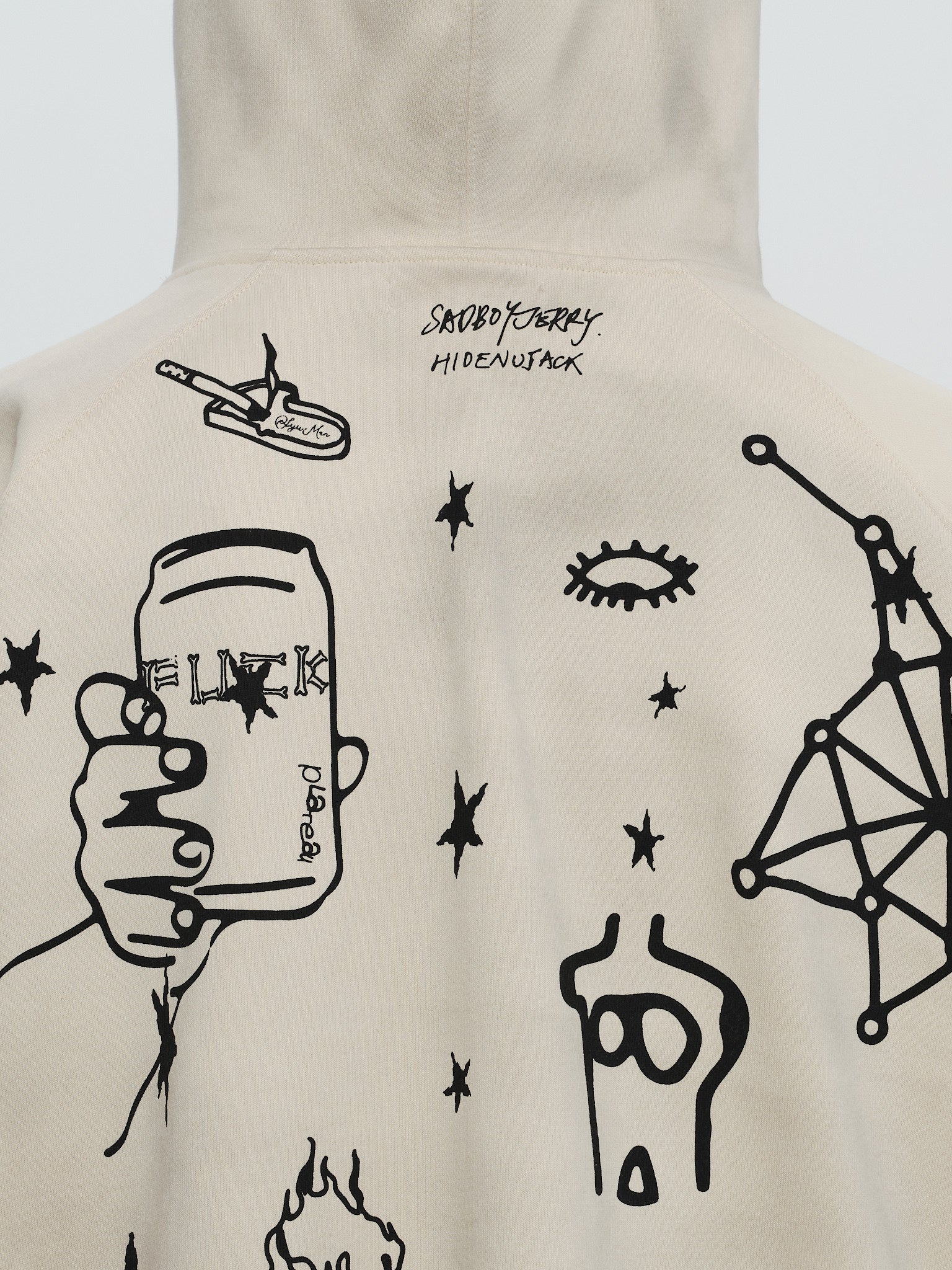 x SYU. Man illustrator hoodie