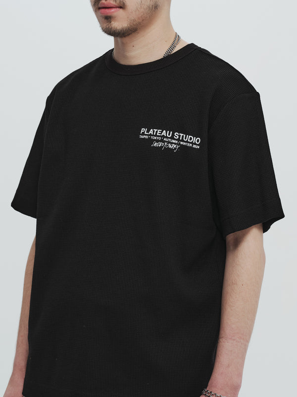 2024 Logo waffle tee