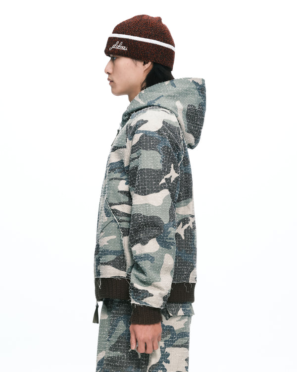 Camo zip-up