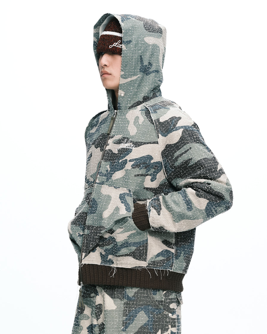 Camo zip-up
