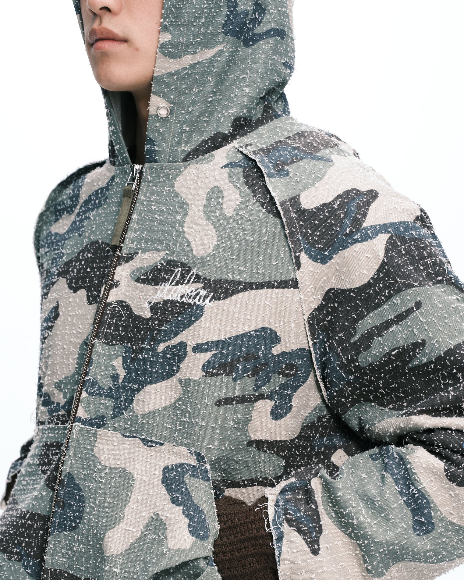 Camo zip-up