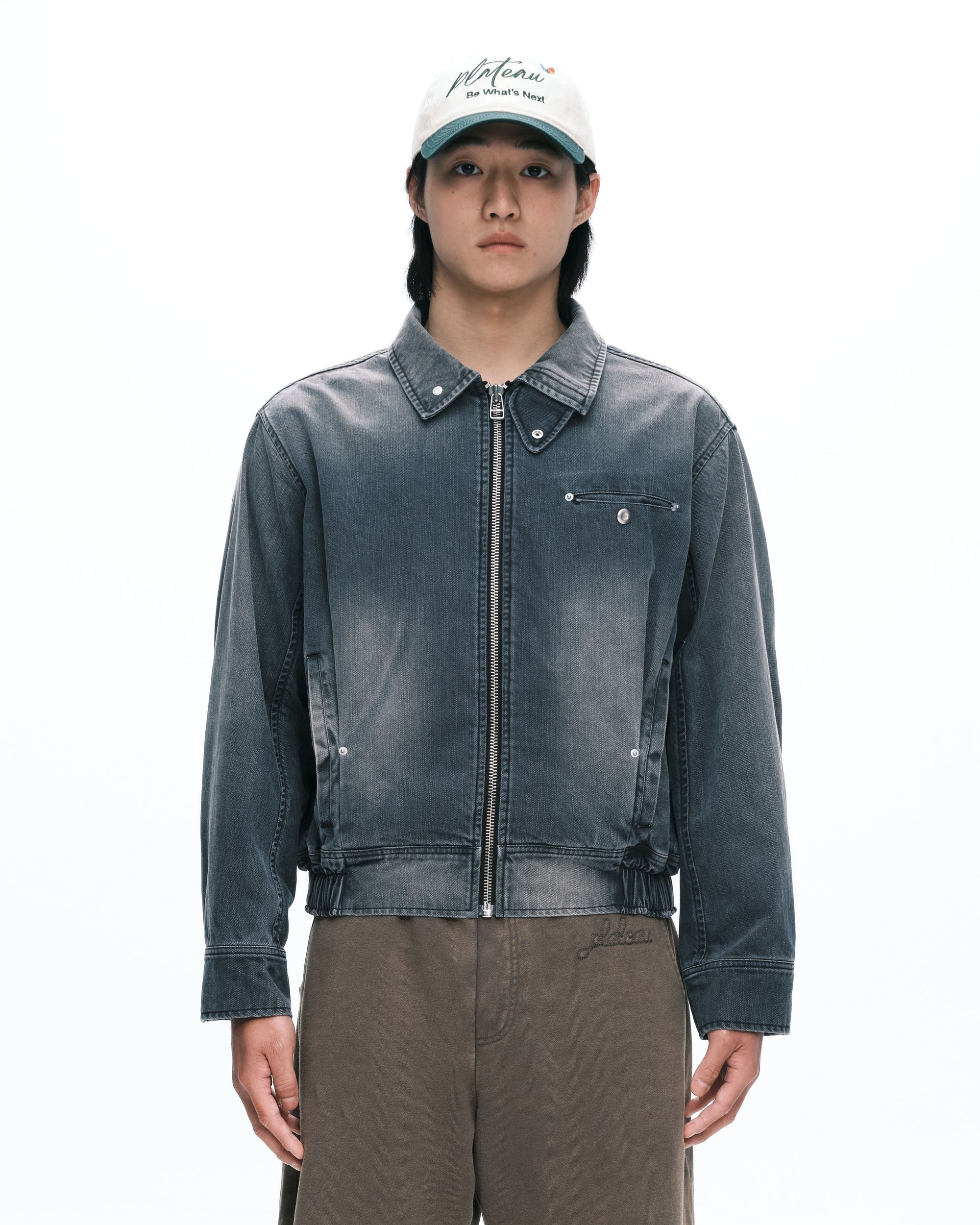 Tucked worker jacket