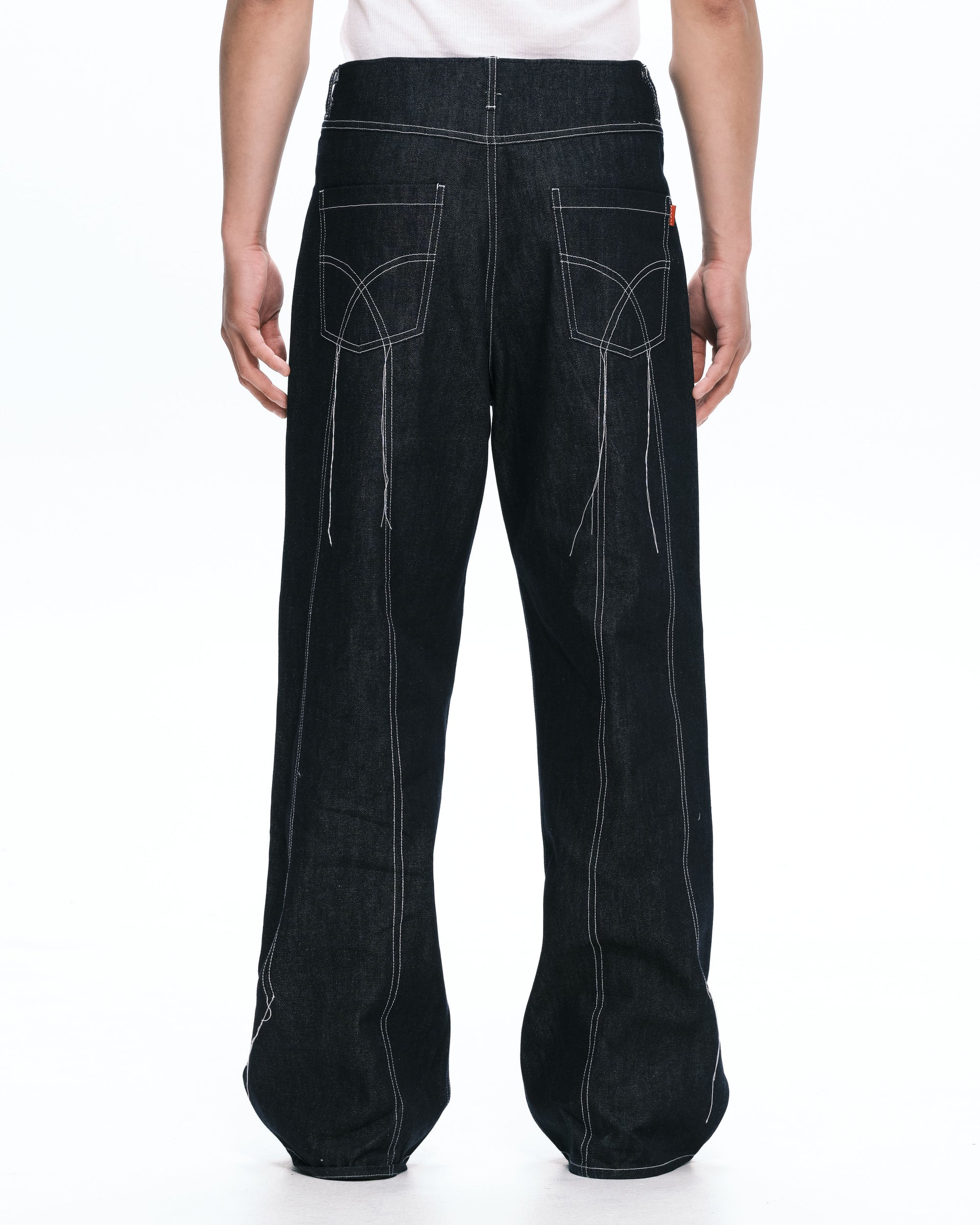 Long tail denim