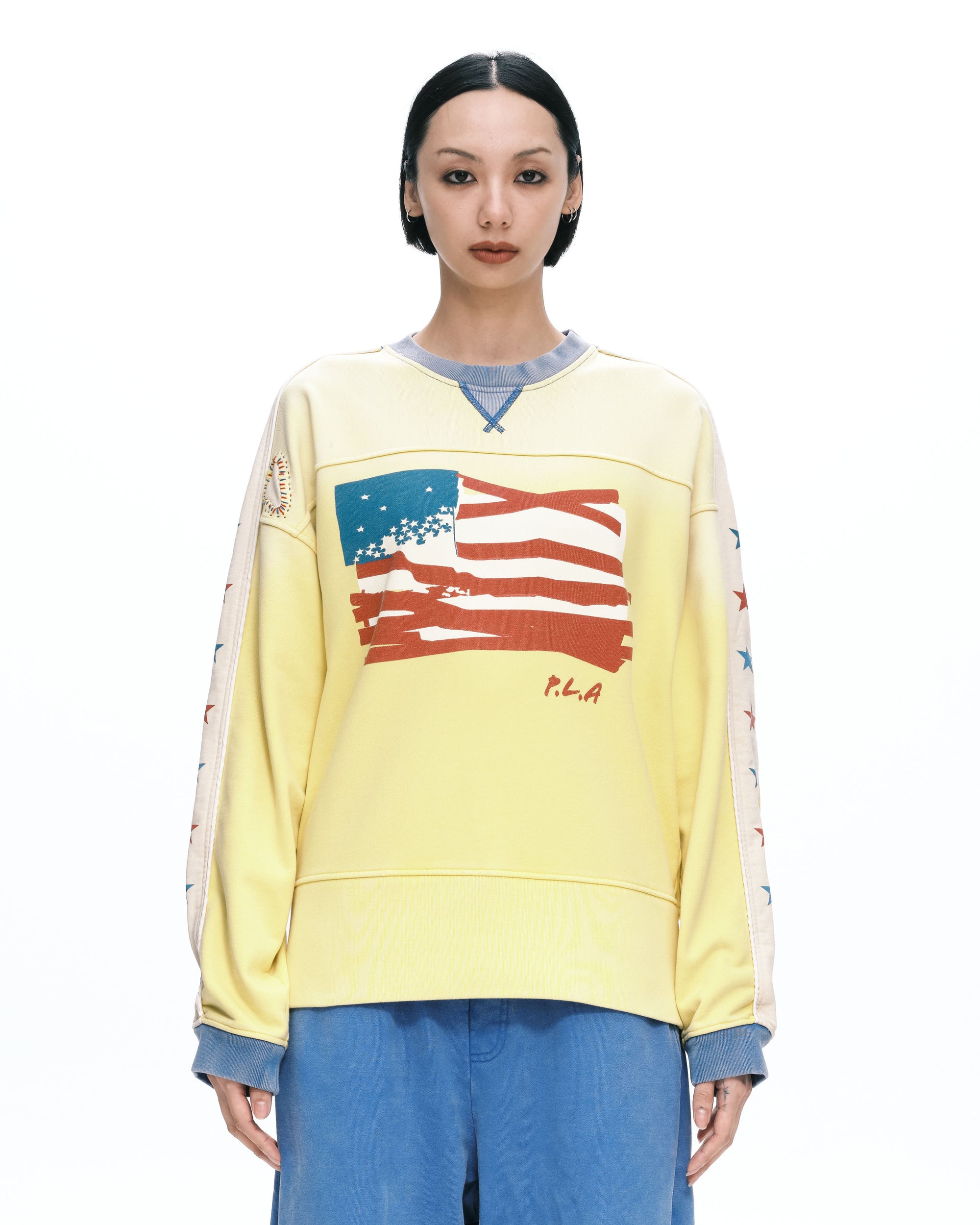 Star crew neck
