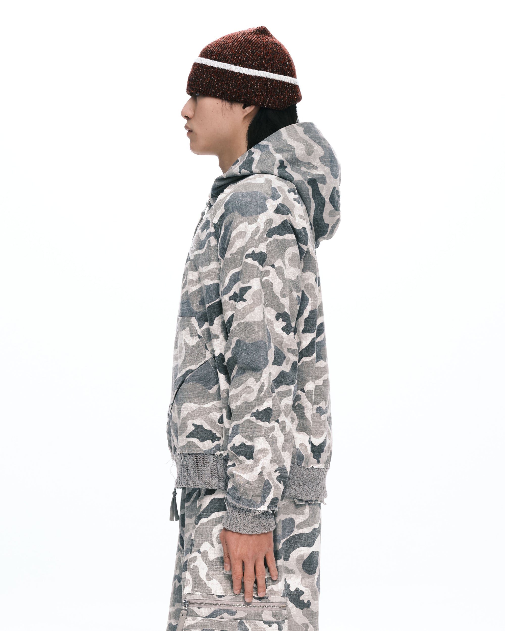 Camo zip-up