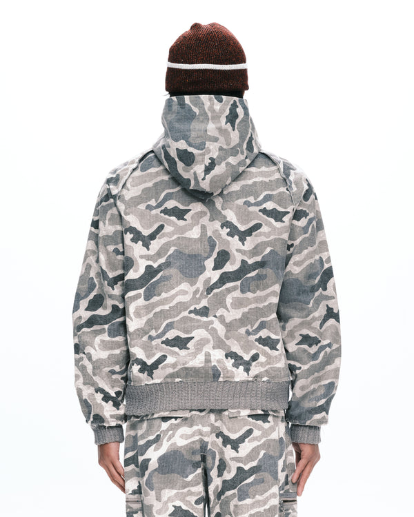 Camo zip-up
